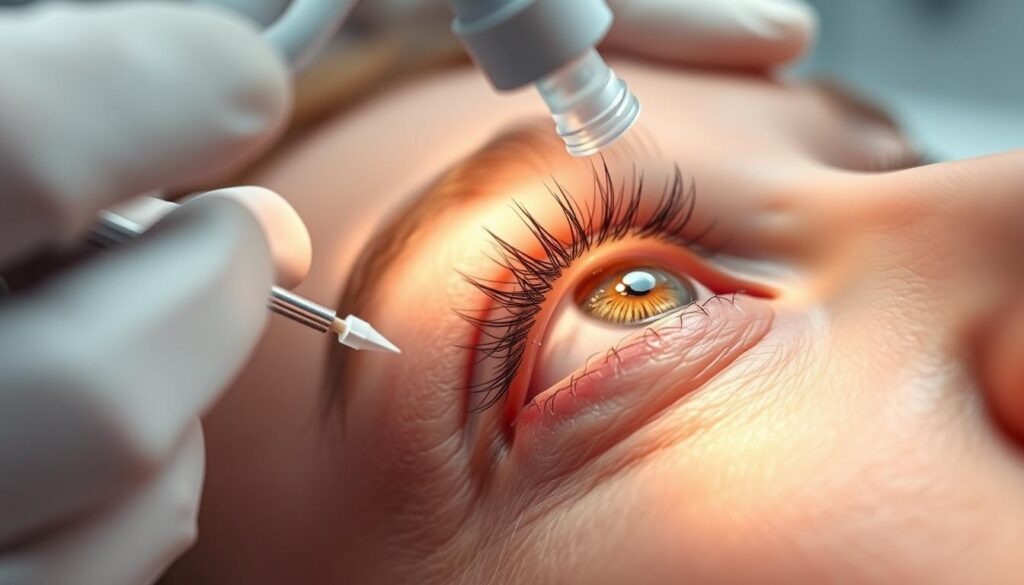 tratamento canal lacrimal entupido